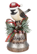 Feathered Friend Figurine - Jingle All The Way