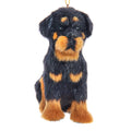 Furry Dog Ornament - Rotweiler