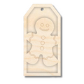 Unfinished Wood Layered Christmas Gift Tags | 14 Options | 3 Piece | 4"-6" Tall | 1/8" Wood | Wood Craft DIY