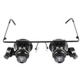 Glasses Type 20X Magnifier With White Led Light
