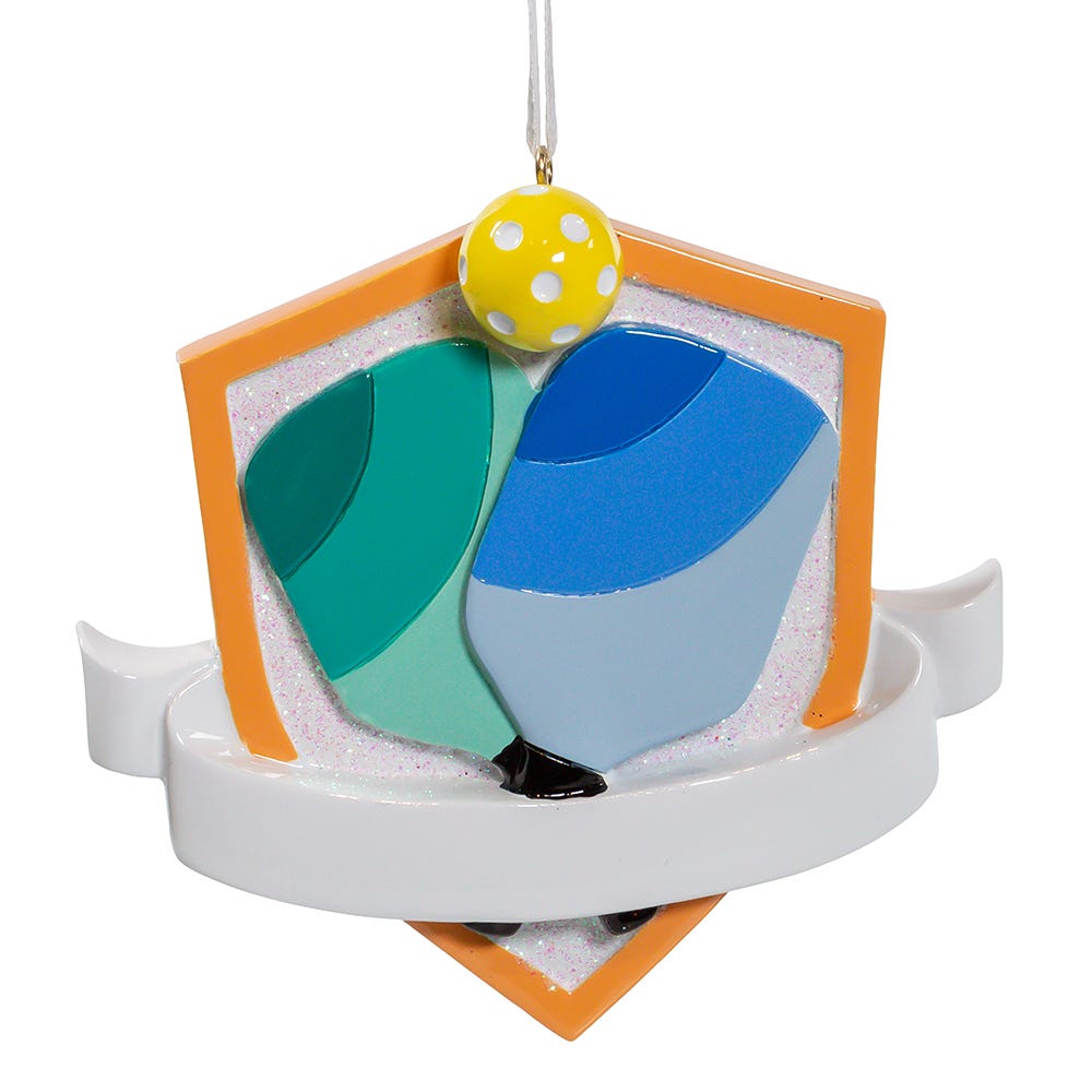 Pickleball Banner Ornament