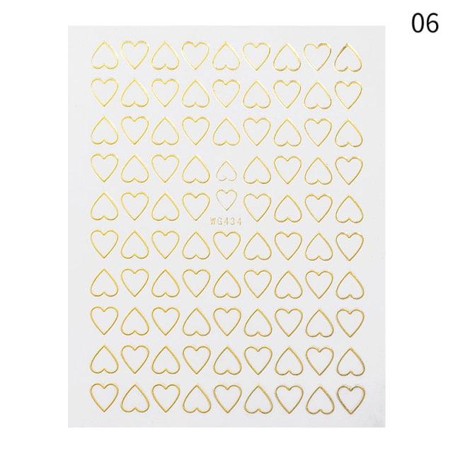 Gold Christmas Snowflake 3D Nail Stickers Sparkly Iridescent Silver Xmas Tree Elk Deer Transfer Sliders Winter Nails Accessories Design Decor Tip Transfer Nail Decals Sticker For Pretty Girl Self-Adhesive Nail Decals Designer Nail Stickers