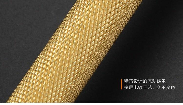 Golden Brass Knurled Textured Simple Kitchen Cabinet handle And Handles Drawer Pulls Bedroom Door Knobs  Cupboard Bathroom Door Handles Brushed Brass Pulls For Cabinets