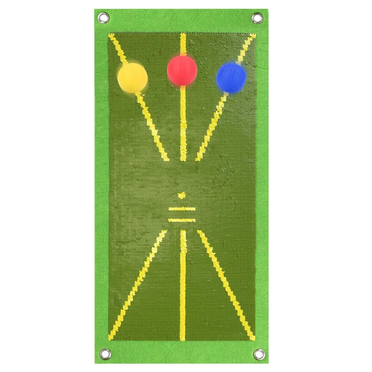 Golf Training Mat for Swing Detection Batting Path Feedback