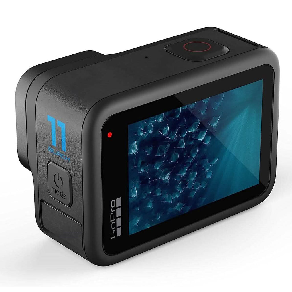 GoPro HERO11 Black - Waterproof Action Camera with 5.3K60 Ultra HD Video, 27MP Photos, 1/1.9" Image Sensor, Live Streaming, Webcam, Stabilization (Refurbished)