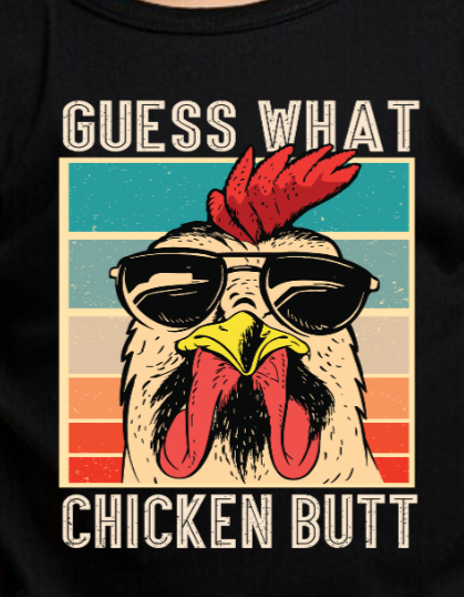 Boy's Guess What Chicken Butt Tee Shirt - EveryNest