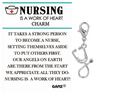 Nursing is a Work of Heart Charm