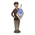 Army Man with Flag