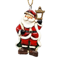 Clay-Style Santa Ornament - Lantern