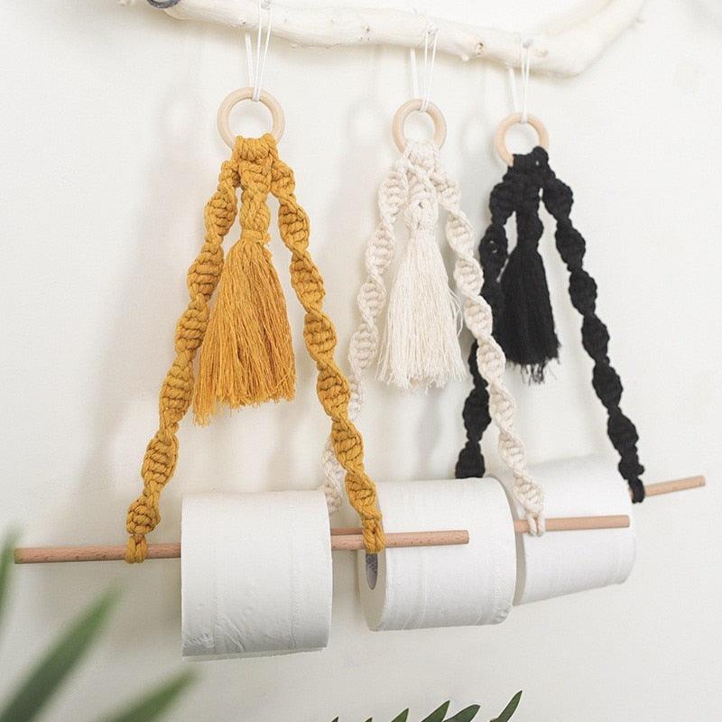 Handmade Wall Art Home Wall Decor Woven Hanging Tapestry Tassel Wind Chimes Wall Hanging Ornaments  Hand Macrame Wall  For Wall Wedding Living Room Gallery Patio Apartment Yard Decor