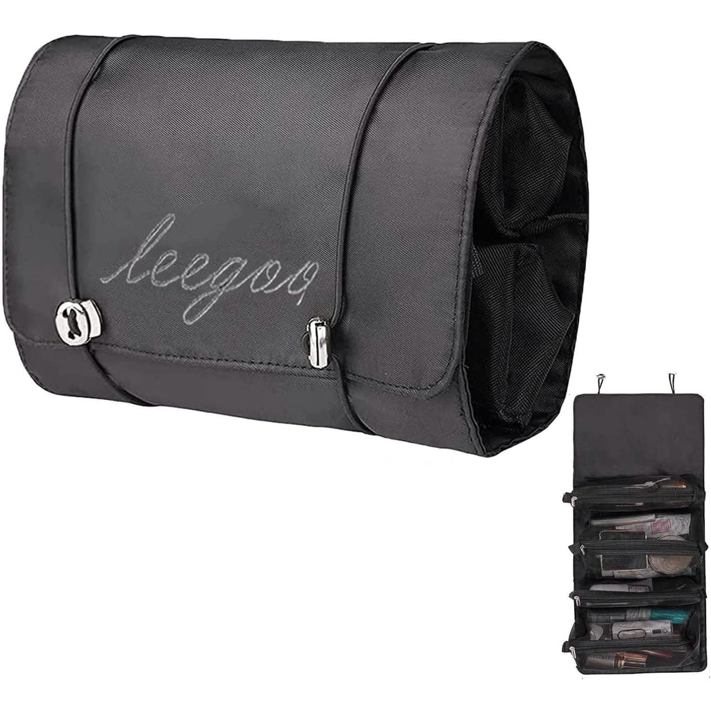 Hanging Roll-Up Makeup Bag