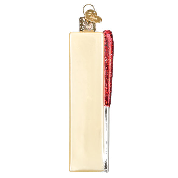 Stick Of Butter Glass Ornament