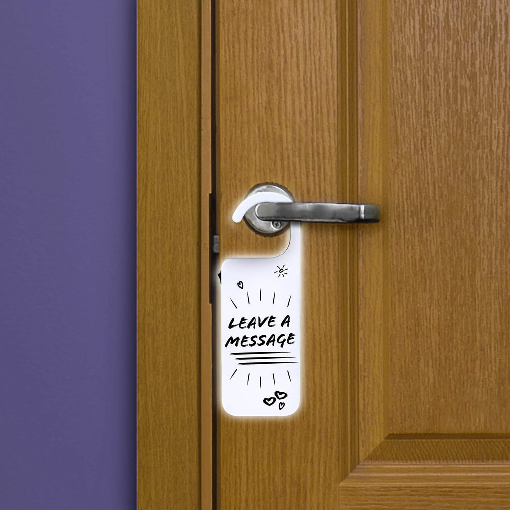 Hearth And Haven Hanging Door Sign Dry Erase White Board Do Not Disturb