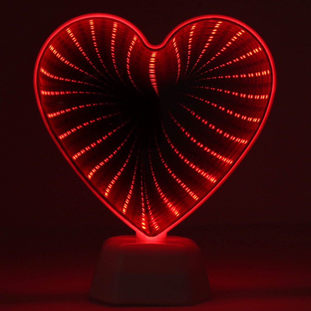 Hearth and Haven Laser Night Light Desktop Decorative Infinity Mirror