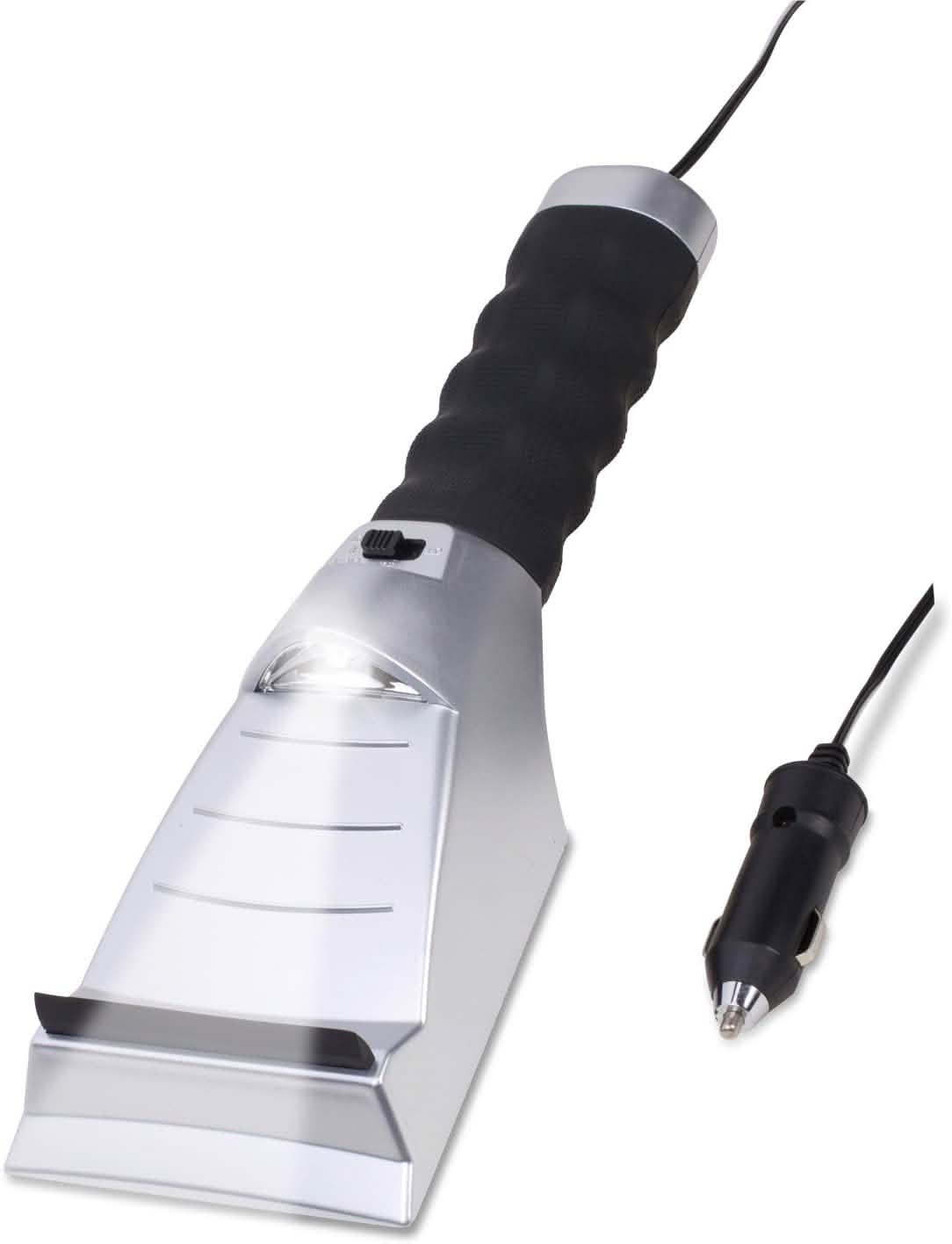 Heated Ice Scraper with Built-in Flashlight