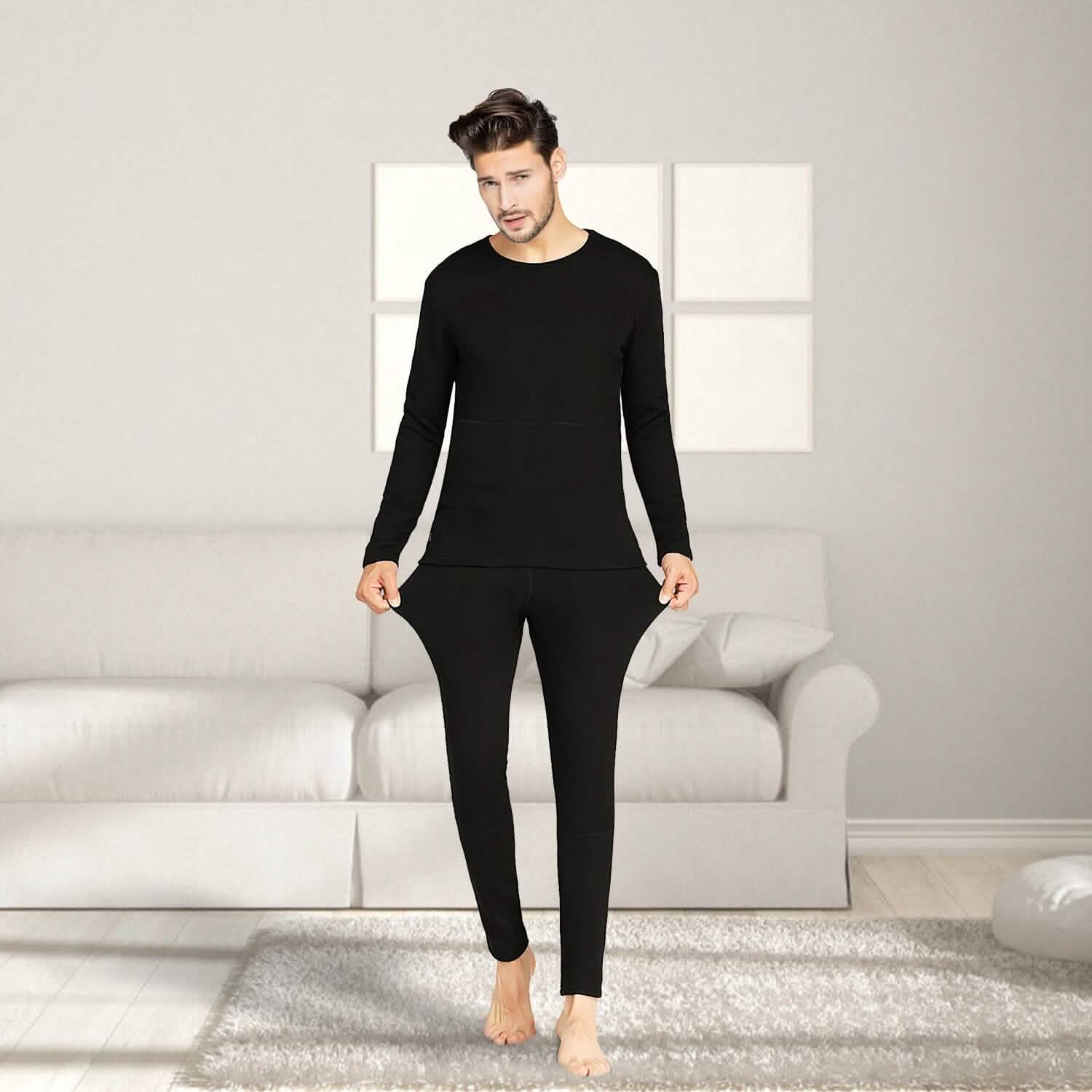 Heated Underwear Long Shirt and Pants Set