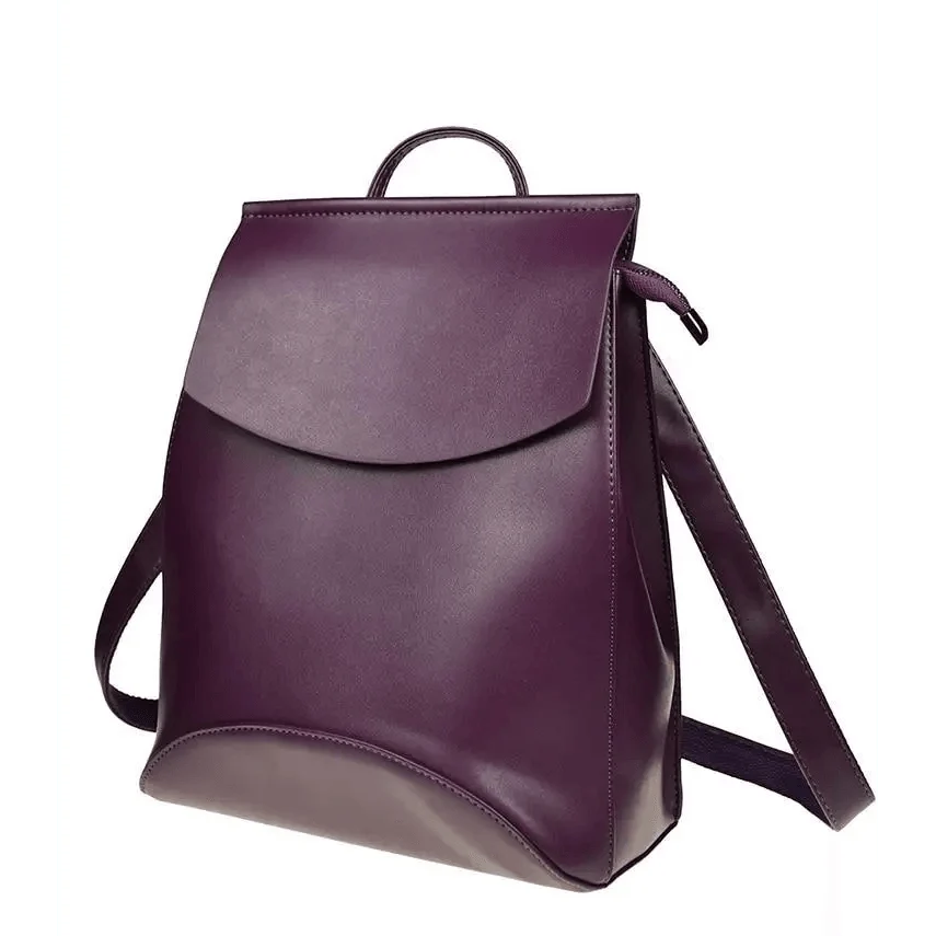 High Quality Leather Backpacks For Fashionable Women And Teenage Girls Large Capacity Shoulder Bagpack
