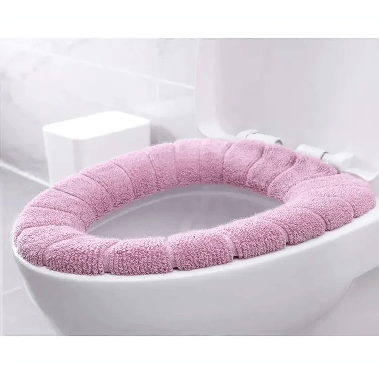 High Quality Universal Toilet Seat Cover Washable Unique Design Warm Flexible Covers Bright Colors