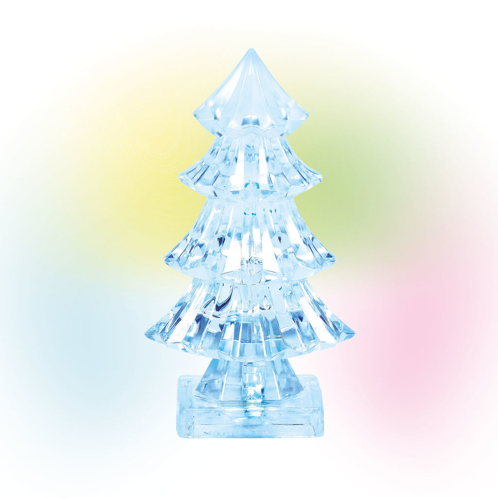 Lit Ice Castle Tree