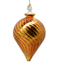 Shiny and Cute Egyptian Glass Heart - Copper