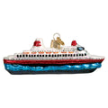 Cruise Ship Glass Ornament