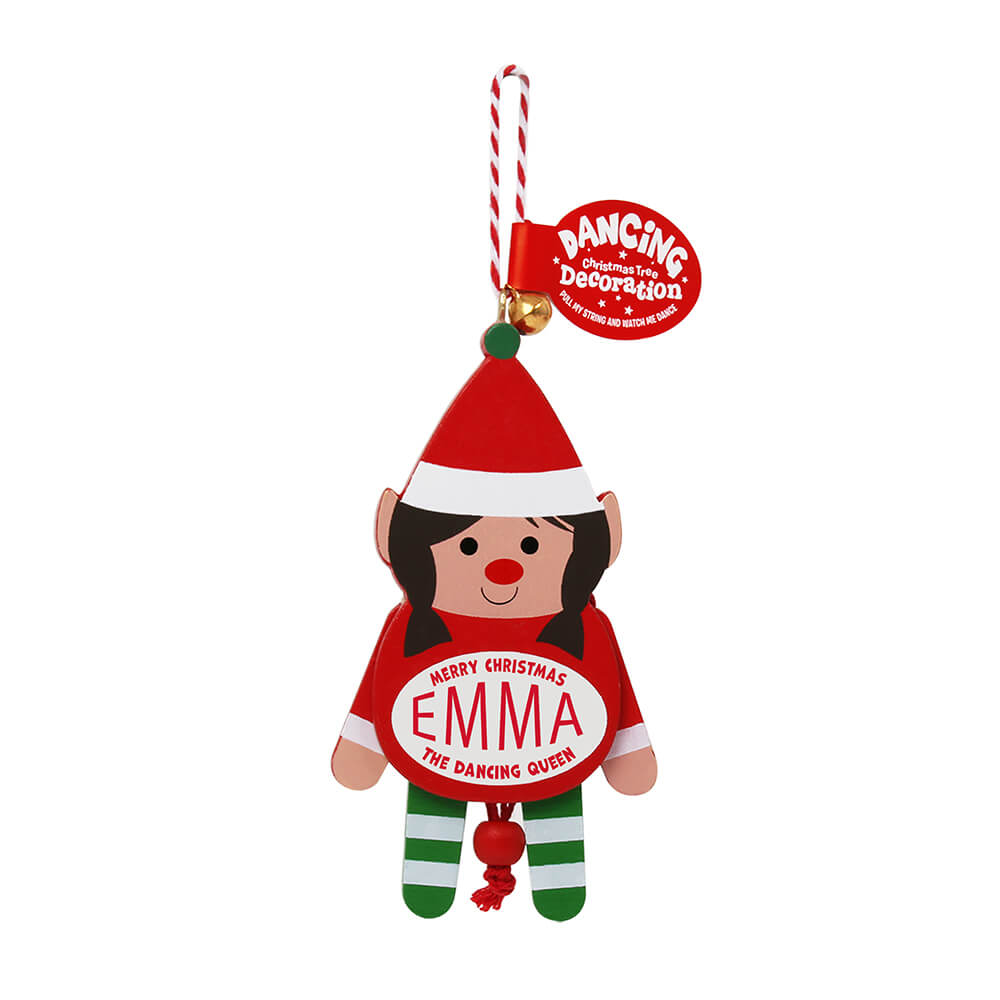 Dancing Wooden Ornament (E - J) -