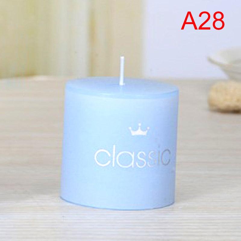 Scented Candle Candles For Home Scented 100 Hour Long Lasting Aromatherapy Candle Highly Scented & Soy Jar Candle Gift Lavender Classic Cylindrical Birthday Romantic Small Candle Wedding Western Food Candlestick Column Wax