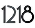 Custom Metal House Numbers - 14 Color Options