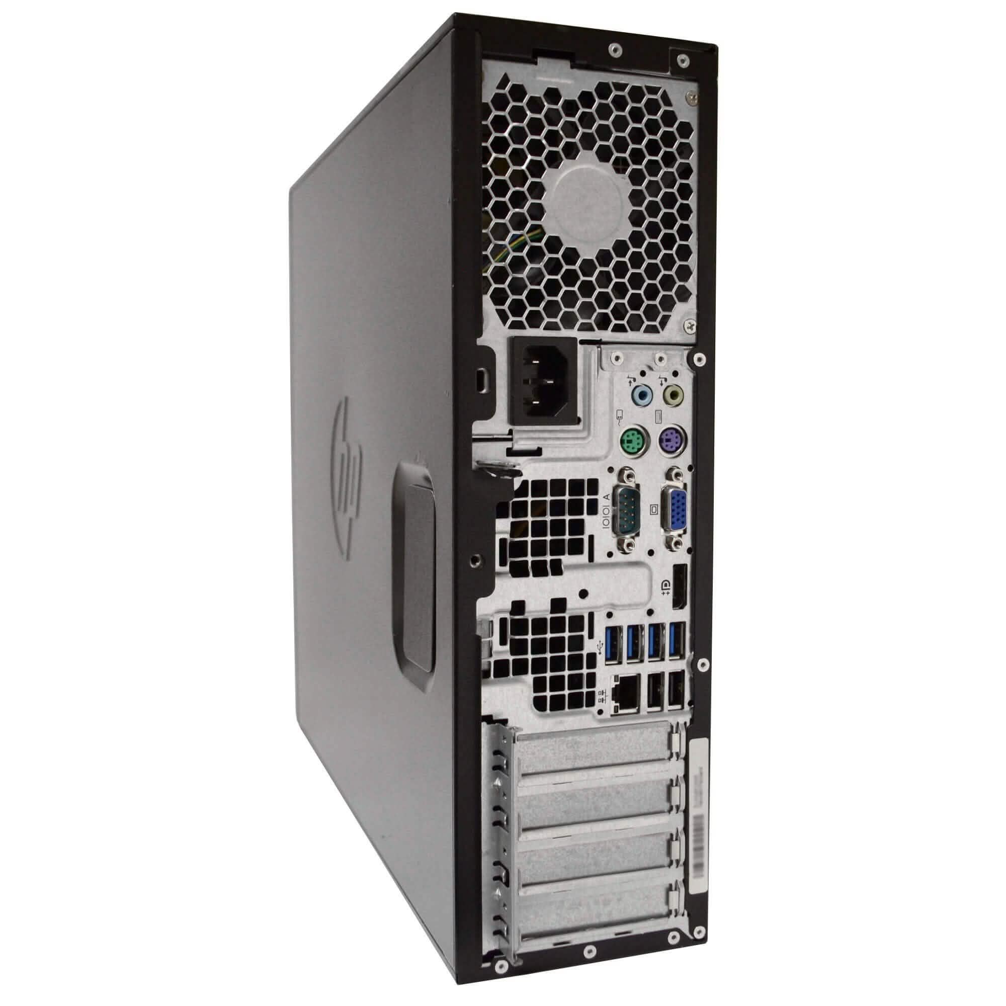 HP Compaq 6300 Desktop Computer PC 3.20 GHz Intel i5 Quad Core Gen 3 with 24" FlatScreen Monitor (Refurbished)