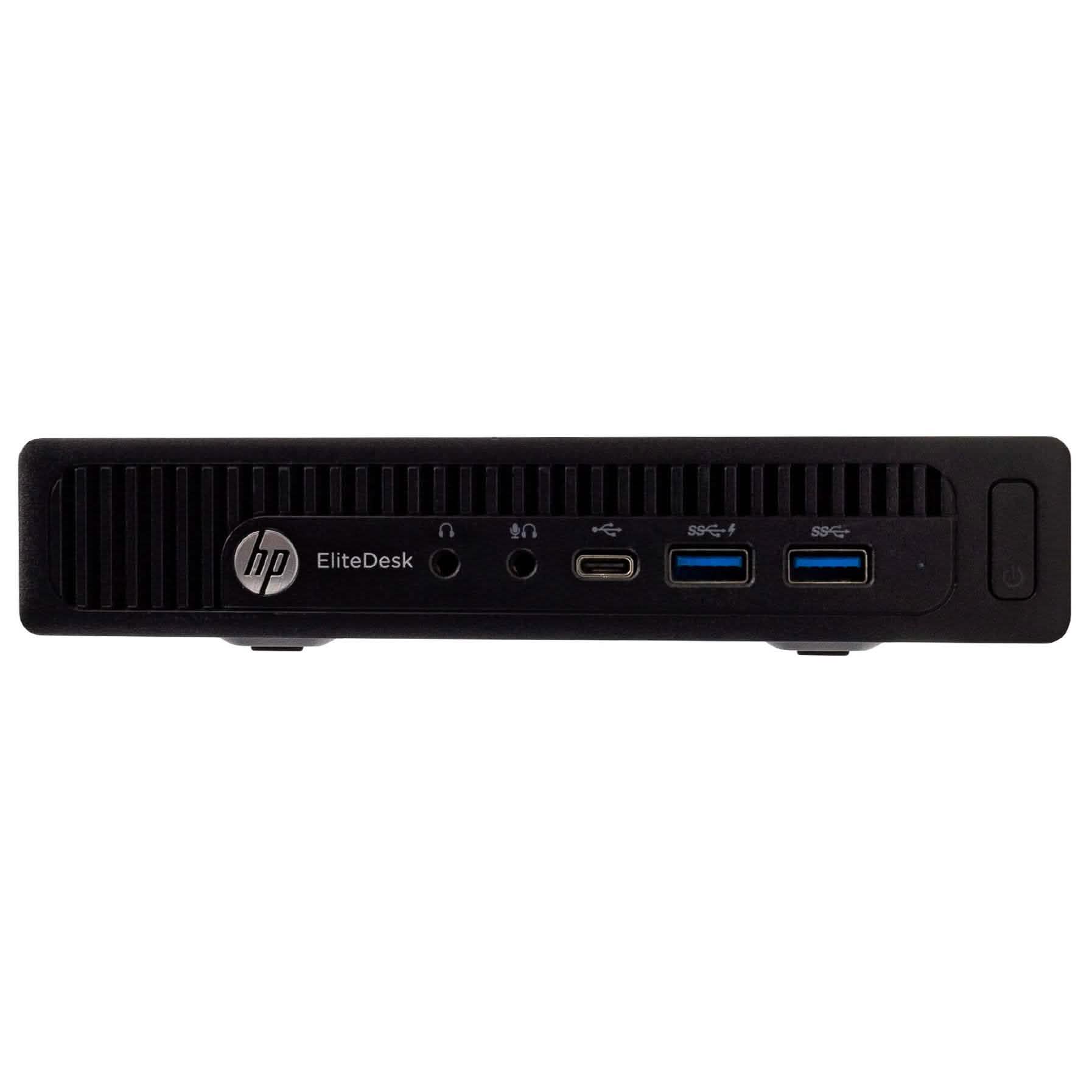 HP EliteDesk 800G1 Tiny Form Factor Computer PC 240GB SSD Windows 10 Professional (Refurbished)
