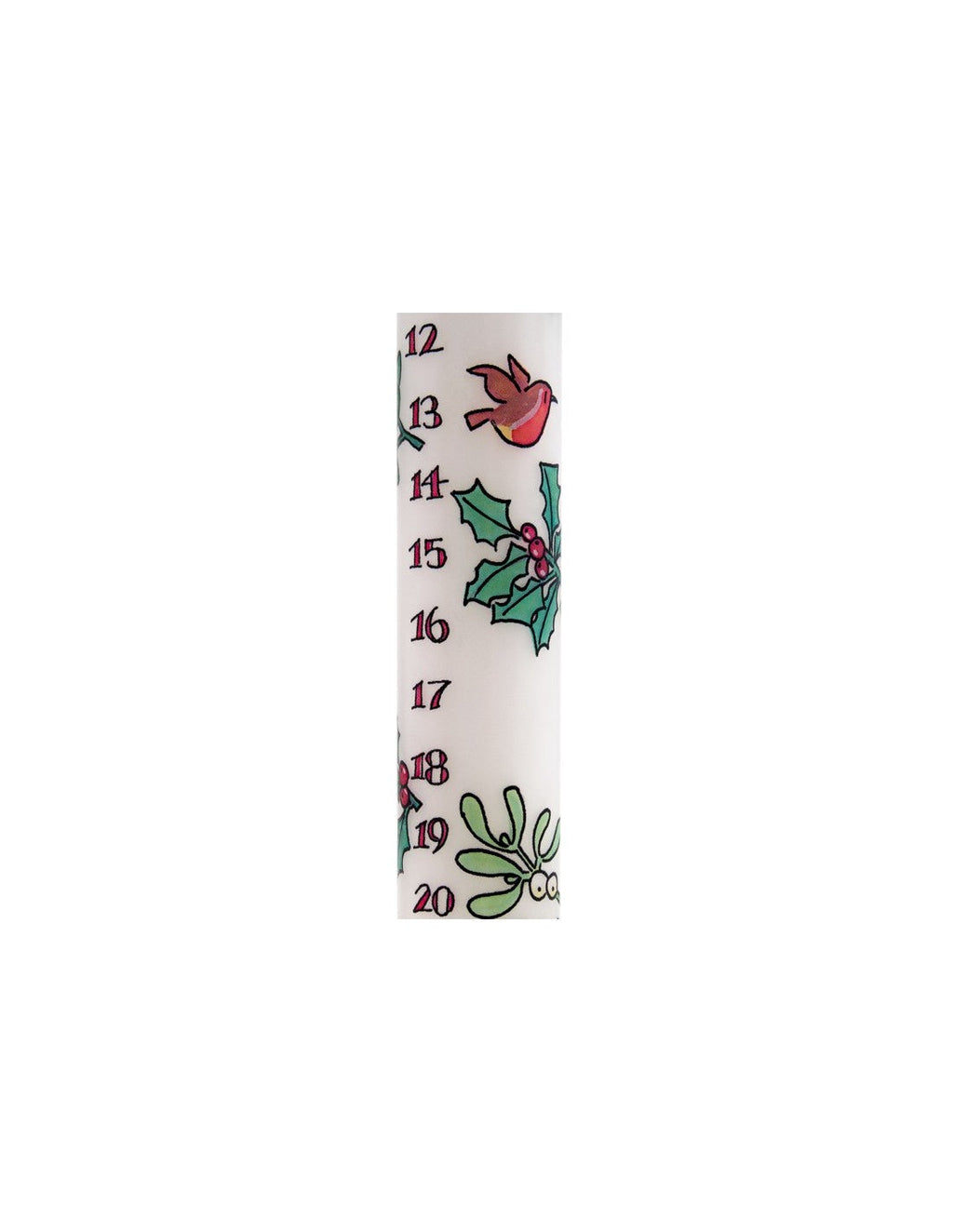 Advent Taper Candle - Holly and the Ivy