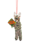 Merry Huntmas Deer Ornament