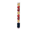 Tube of 9 Glass Ornaments - 30mm - Red & Gold