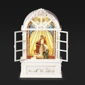 Christmas Nativity Holy Family - Lighted Swirl Waterglobe
