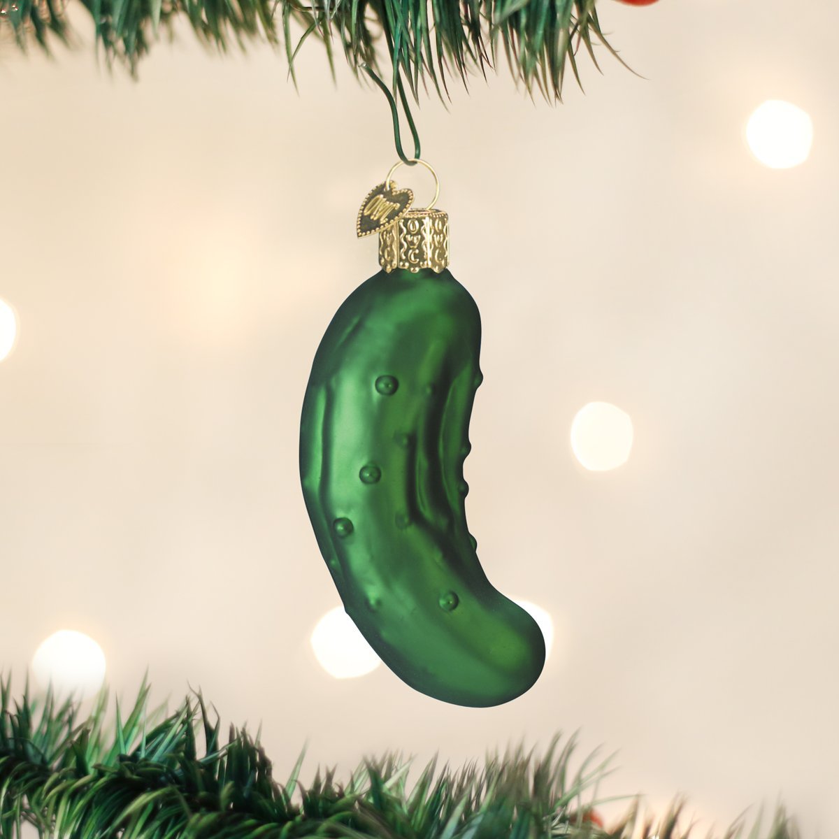 Pickle Glass Ornament