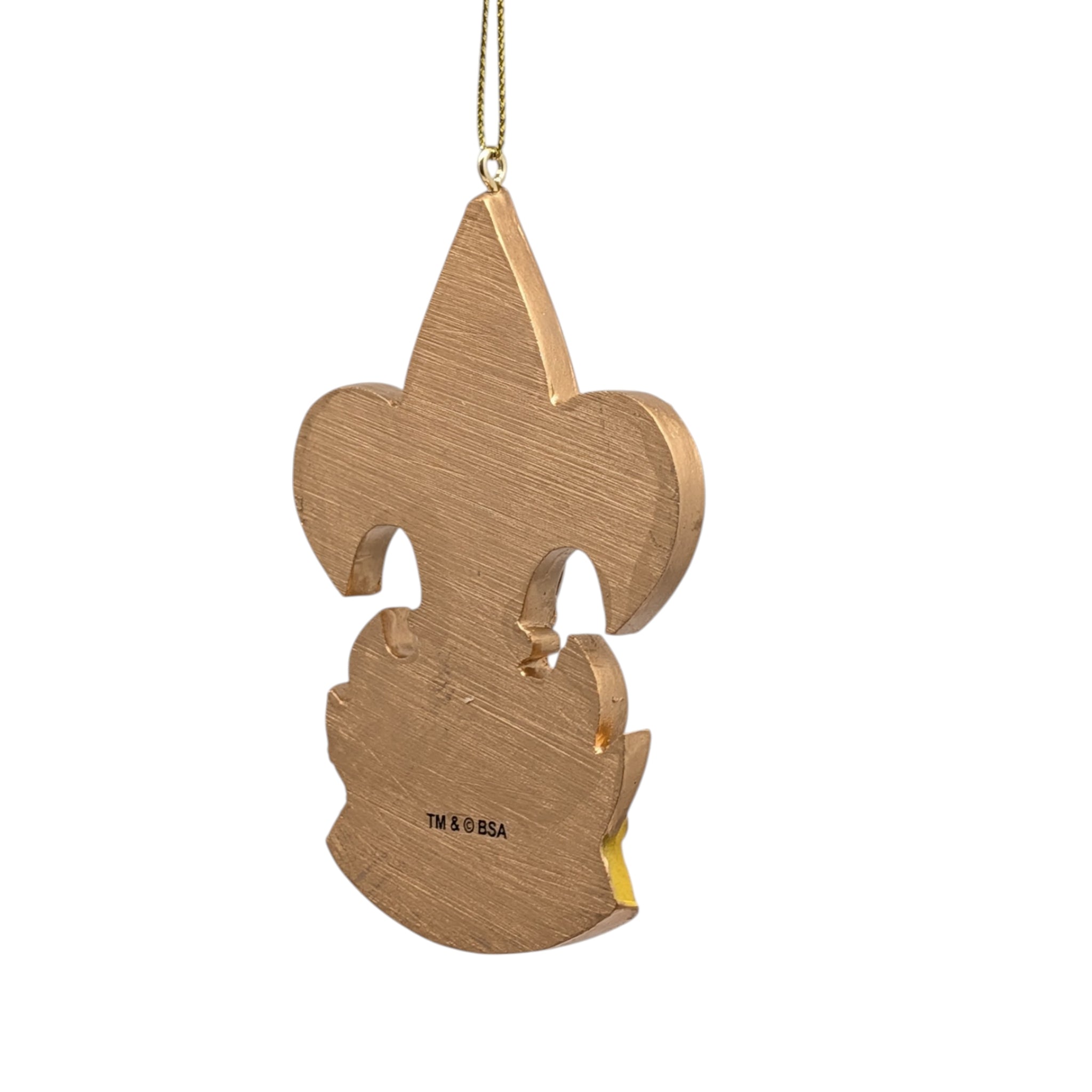 Boy Scout Shield Ornament - Fleur De Lis