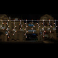 70 Indoor/Outdoor Icicle Lights - Warm White - White Wire