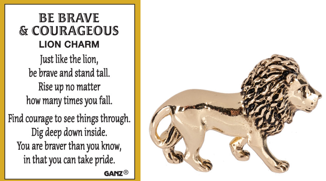 Be Brave & Courageous - Lion Charm