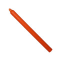 Rustic Taper Dinner Candle - 12 Inch Dark Orange