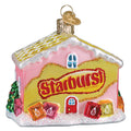Starburst Cottage Glass Ornament