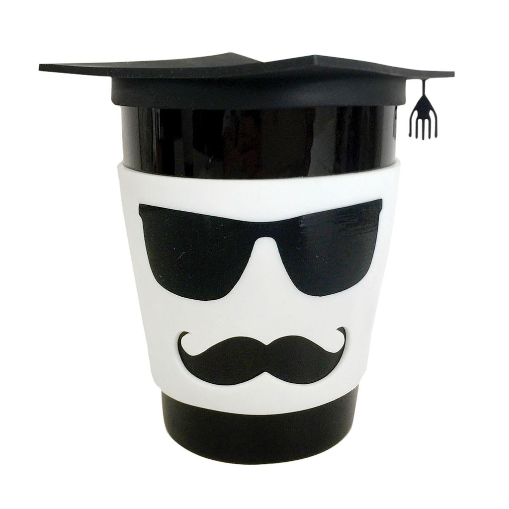 Graduate Mug with Silicone Top - His