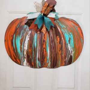 Unfinished Wood Pumpkin Shape - Fall - Halloween - Patch - Craft - up to 46" DIY