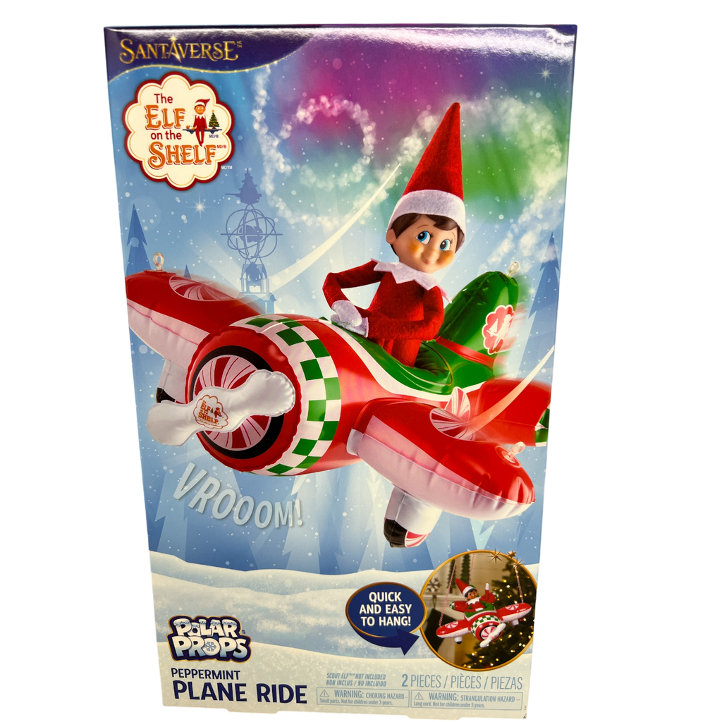 Elf on the Shelf Peppermint Plane Ride