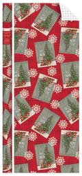 Traditional Roll Wrap - 40" x 288" - Let It Snow