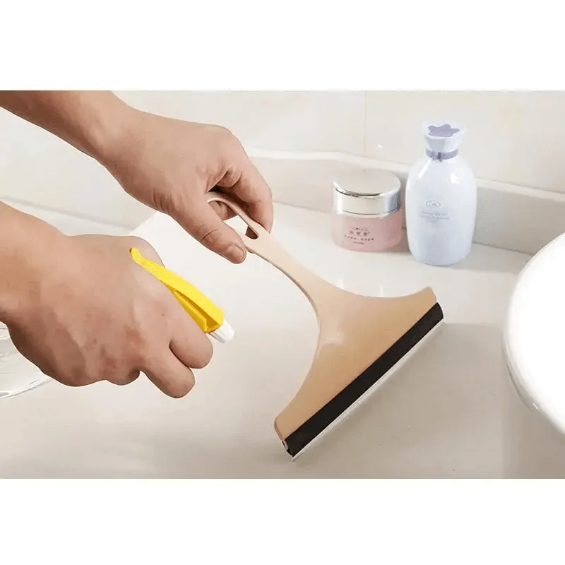 Incredible Window Glass Brush Wiper Airbrush Cleaner Washing Scraper for Home Bathroom Car Window Cleaning Tool Kitchen Accessories