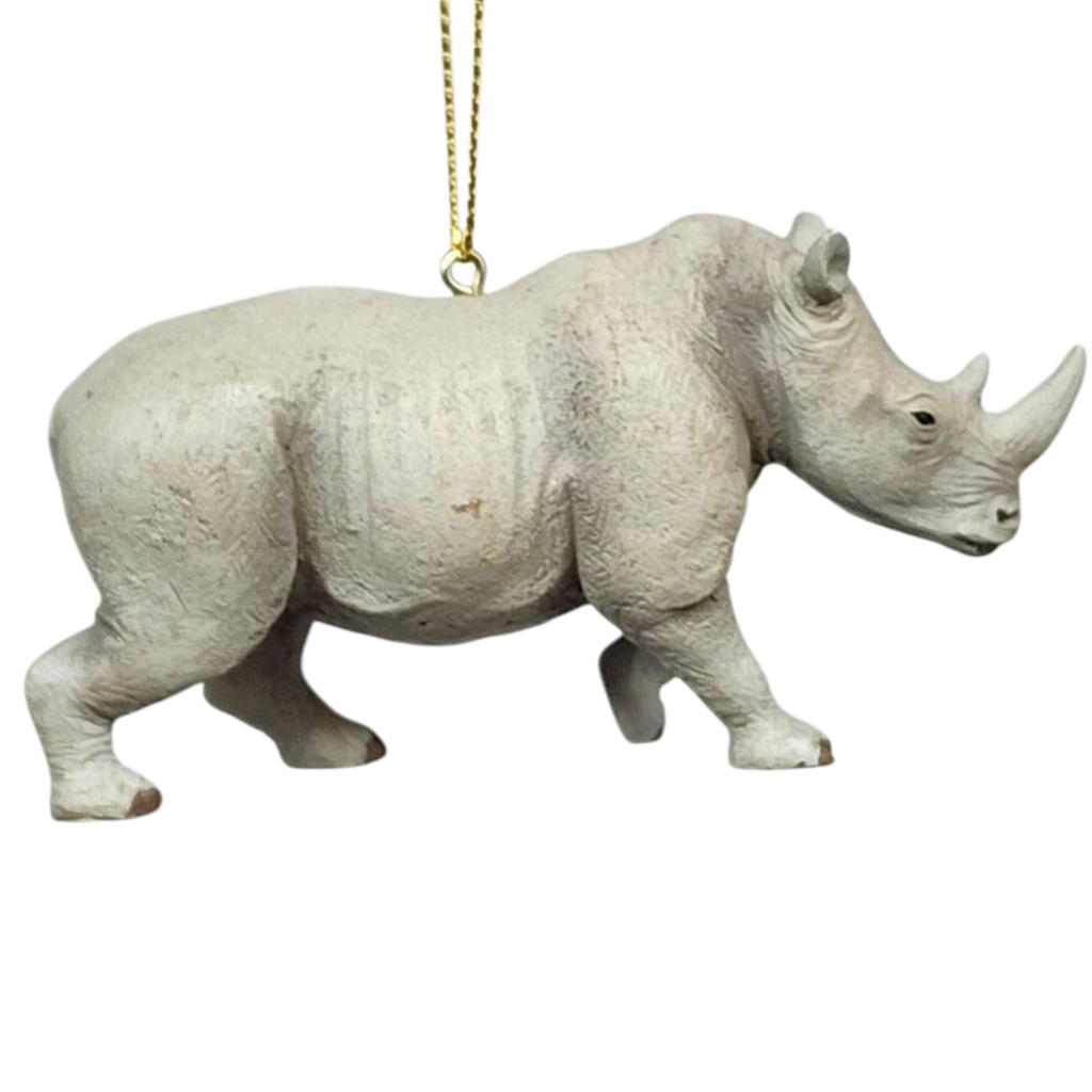 Safari Animal Ornament - Rhino