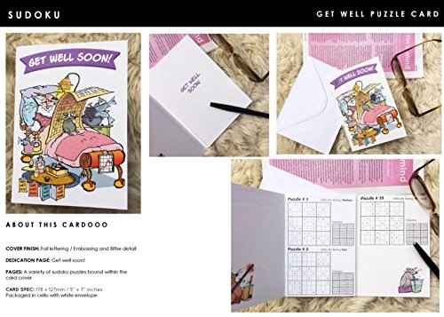 Cardoo Get Well Puzzle Card, Sudoku