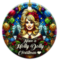 Have A Holly Dolly Christmas Ornament