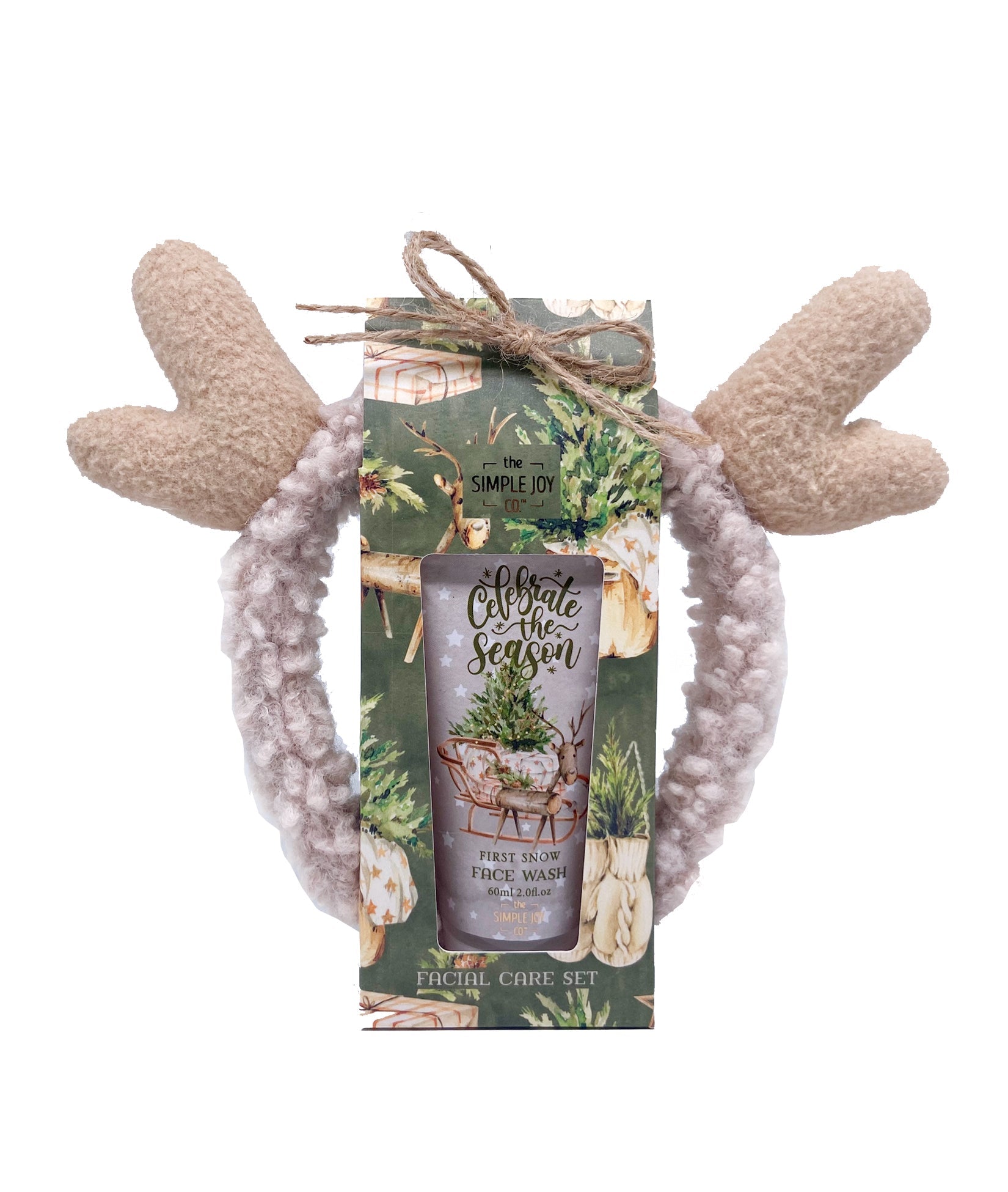 Face Wash With Lamb Headband - First Snow