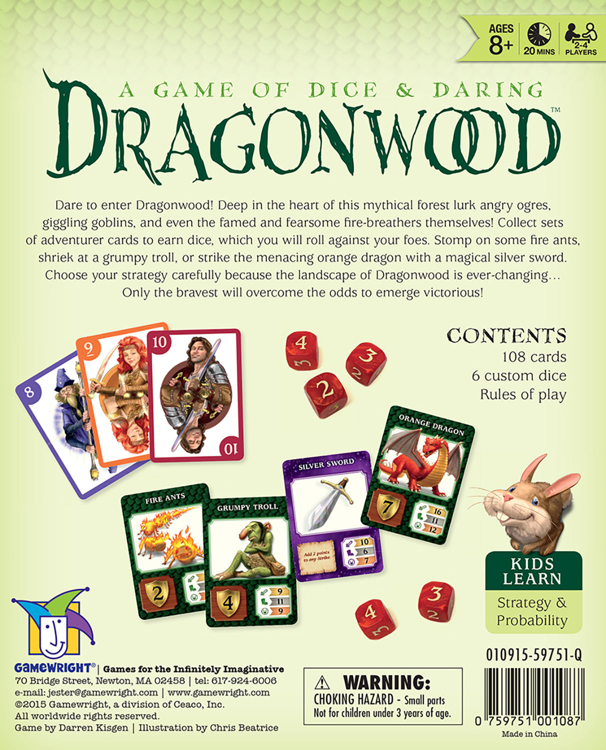 Dragonwood: A Game of Dice and  Daring